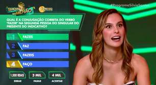 Participante erra pergunta fácil de Português e deixa o Show do Milhão com R$ 1,5 mil
