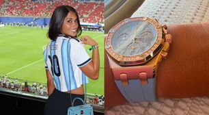 Audemars Piguet de R$ 242 mil usado por Antonela Roccuzzo não é único; veja relógios milionários da esposa de Messi, craque da Copa 2026