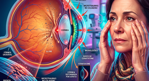 Pare de esfregar os olhos: exame mostra o que acontece com o globo ocular e por que o hábito pode prejudicar a visão