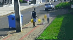 Pai é flagrado chutando filha de 3 anos em rua no Paraná; vídeo causa revolta