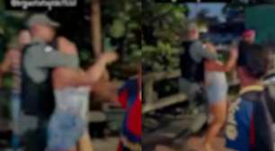 Vídeo mostra PM agredindo mulher durante protesto por auxílio no Recife