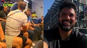 Repórter da Globo explica motivo de briga em coletiva na Copa do Mundo: 'Segurou meu braço'