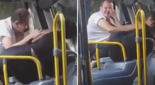 Motorista e passageira trocam socos e mordidas durante briga em ônibus no RJ