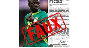 É fake! Comunicado falso anuncia aposentadoria de Sadio Mané; entenda o caso