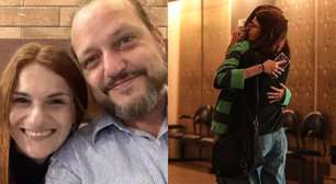 Último adeus! Filha e viúva de Edward Boggiss surgem aos prantos em despedida