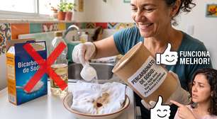 Pare de usar bicarbonato de sódio e vinagre para limpar as manchas das roupas, um único produto funciona melhor