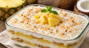 Pavê de abacaxi com coco: sobremesa saudável, saborosa e fácil de fazer