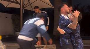 Vídeo: argentinos do Fluminense vão à loucura com classificação para a semifinal