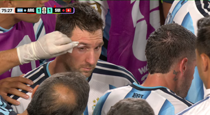 Messi é atendido em jogo contra a Suíça, e web reage à narração da CazéTV: 'Um mini curativo'