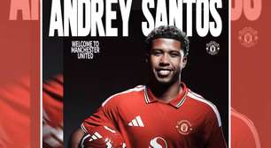Manchester United anuncia a contratação de Andrey Santos, ex-Chelsea