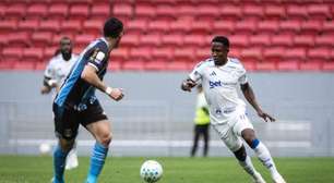 Sinisterra faz ressalva após derrota do Cruzeiro: "Temos que melhorar"