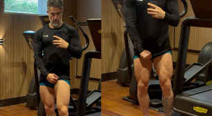 Marcos Mion revela pernas definidas e destaca benefícios do treino