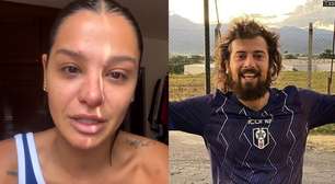 Gabriella Augusto se emociona após denunciar agressões de Cartolouco ao Fantástico: 'Achei que ia morrer'