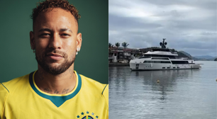 Novo iate de Neymar avaliado em R$ 120 milhões chama a atenção ao chegar em Angra dos Reis