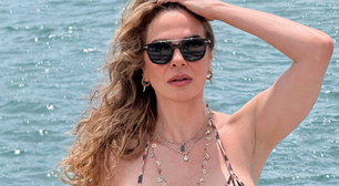 Luciana Gimenez reage a críticas de Ronaldo Ésper com fotos de biquíni em Nova York: 'Feliz no simples'