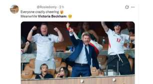 Entenda por que Victoria Beckham viralizou após jogo 'dramático' na Copa do Mundo