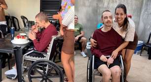 Marcão Raiz celebra aniversário de 38 anos em meio à recuperação de acidente: 'Nossa fênix'
