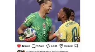 Perfil fake de goleiro norueguês pede desculpas a Brasil, ganha curtida até de Neymar e passa dos 100 mil seguidores
