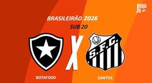 Botafogo x Santos (Sub-20): onde assistir, escalações e arbitragem