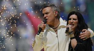 Laura Pausini e Robbie Williams cantarão juntos em final da Copa do Mundo