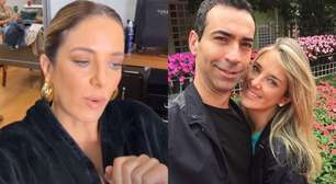 Deu bronca? Ticiane Pinheiro surge de micro-vestido na Globo e Tralli reage