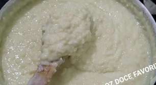 Arroz doce cremoso que fica aveludado e saboroso, uma sobremesa que a família toda vai amar
