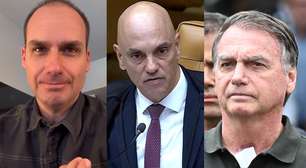 Eduardo pede que Lei Magnitsky volte a ser aplicada contra Moraes após suspensão de visita a Bolsonaro