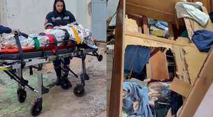 Idoso é resgatado após ficar preso dentro de guarda-roupa no interior de SP