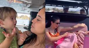 Virginia compartilha momento fofo entre José Leonardo e irmão de Vini Jr durante passeio em iate na Itália