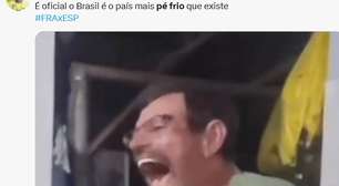 'O brasileiro é o Mick Jagger dessa Copa'; Suposto azar da torcida brasileira vira meme nas redes sociais