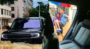 Voluntários colocam carros elétricos à prova ao atravessar alagamentos chineses para ajudar vítimas