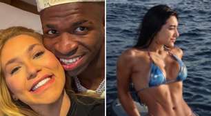 Mas já? Vini Jr. curte foto ousada de outra e levanta rumores de traição a Virginia: 'Estranho'