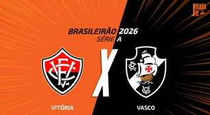 Vitória x Vasco: onde assistir, escalações e arbitragem