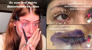 Tendência de descolorir cílios no TikTok alerta para riscos graves à visão
