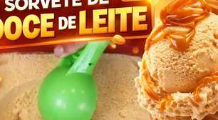 Sorvete de doce de leite fácil e delicioso para você refrescar a tarde de todos com muita cremosidade