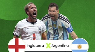 Inglaterra x Argentina: horário, onde assistir e escalações da semifinal