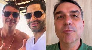 Flávio Bolsonaro diz que foto com Sicário deve ser 'mais uma das várias que tira todo dia'