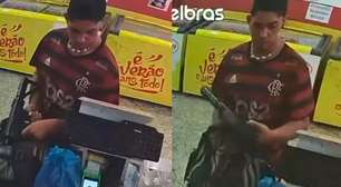 Bandido usa réplica de submetralhadora em assalto a sorveteria no RJ