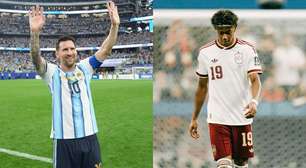 No "último tango" em Copas, Messi terá duelo simbólico com o novo camisa 10 do Barcelona e a Espanha