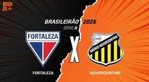 Fortaleza x Novorizontino: onde assistir, escalações e arbitragem