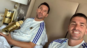 Mais que amigos, friends! De Paul não desgruda de Messi nem na cama