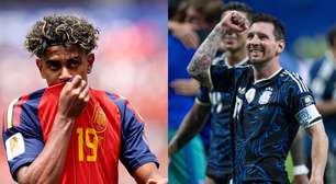 Messi x Yamal: compare os números dos craques aos 19 anos