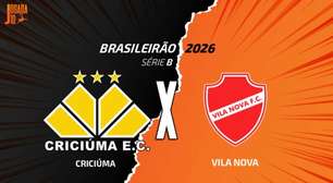 Criciúma x Vila Nova: onde assistir, escalações e arbitragem