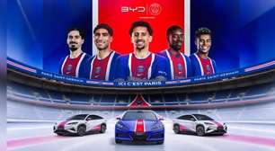 BYD e Denza são parceiras automotivas do Paris Saint-Germain