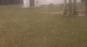 Granizo atinge município do RS e temporais avançam pelo Estado