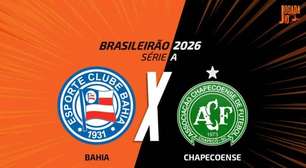 Bahia x Chapecoense, AO VIVO, com a Voz do Esporte, às 18h