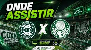 Onde vai passar Coritiba x Palmeiras? Veja onde assistir a esse jogão