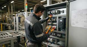 Eletricista industrial pode ganhar acima da média ao dominar painéis, motores e manutenção de máquinas que não podem parar