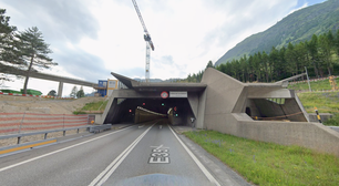 Após cruzar túnel a mais de 170 km/h, motorista é banido de dirigir na Suíça