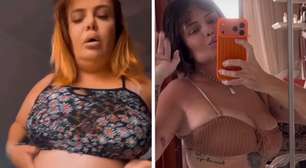 Valentina Francavilla mostra antes e depois de perder 45kg sem cirurgia
